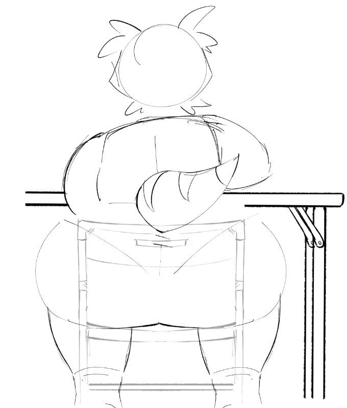 Yottabi3B's tweet photo. Big Bree Booty in your face. Man I wish I was that chair.

For @/PotooBrigham. May complete this fully. https://t.co/1JvNl0JXfe