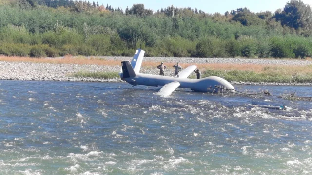 vasilyaarkhipov's tweet photo. This is not good news. Following the 1st Drishti-10 crash on Jan 13, 2025, this is now the second crash, occurring at the same Porbandar location.

The crash is classic symptom of either:
(a) GPS-denied maritime multipath and sudden C-band LOS dropout near coastline or 
(b) propulsion transient (turboprop torque spike) triggering FCS mode reversion at low altitude. 

No ground damage is good news here, but we must push for full FDR and telemetry dump analysis before blaming airframe 👀