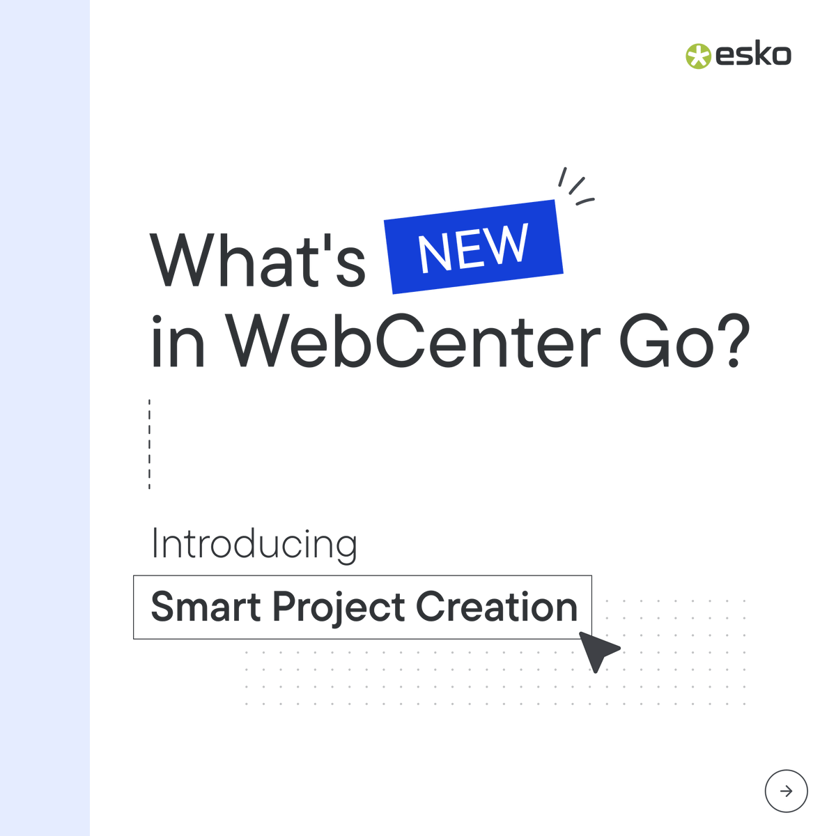 Eskocompany's tweet photo. It's time to give your packaging workflows an upgrade! ✨

The new Smart Project Creation feature lets you create projects from prompts and kick off projects faster with the right template and metadata.

Book a demo to learn more: https://t.co/j30tidwbZk https://t.co/8yVVUyggwN