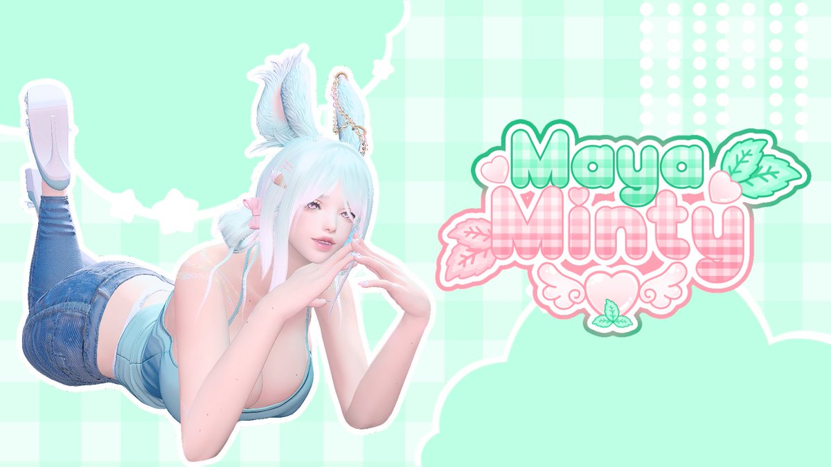 MayaMinty's tweet photo. Made myself a lil design for a new header banner, it came out super cute! 🍃 https://t.co/W1IQHWSv37