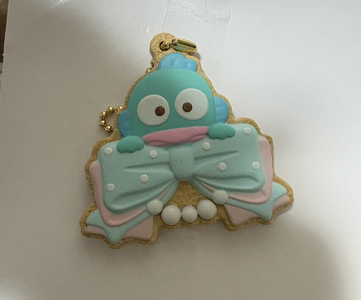 Rpdaa7h's tweet photo. サンリオキャラクターズ クッキーチャームコット2 交換

【譲】ポチャッコ×2、はなまるおばけ、ハンギョドン

【求】キキララ

郵送交換希望
お気軽にお声掛けください！ https://t.co/oKSmC82kLg