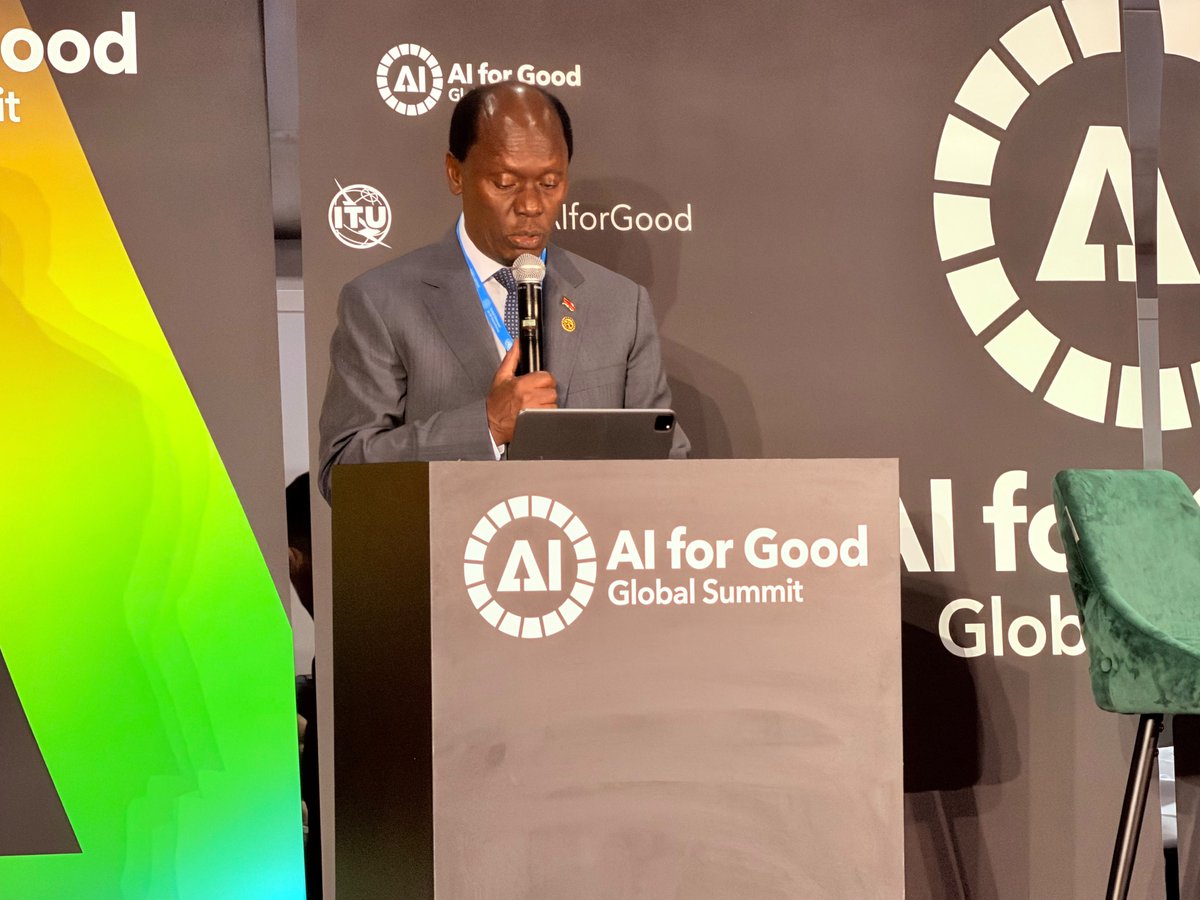 honkabogo's tweet photo. Today at the AI for Good Global Summit in Geneva, I closed the session on Building AI and Robotics Education in Africa on the Youth Stage.
The proudest moment belonged to the children. Kenyan pupils from our public schools were among the winners of the Giga competition, alongside brilliant young people from Côte d'Ivoire, Ghana, Nigeria and South Africa. They built working robots to solve problems drawn from their own communities.
Kenya is one of five pilot countries in this ITU-led programme, working with Giga, Google and the I Am Angel Foundation to build a model for AI and robotics education that any African country can adopt. 788 of our public schools are already connected under the Last Mile Connectivity to Schools Programme, on the way to 1,000 by December and every school by 2030.
By 2050, one in three young people in the world will be African. Whether that generation enters the AI economy as builders will be decided in classrooms across our continent over the next decade. That work has started.
To our young winners: keep building. Kenya is proud of you.
#AIforGood #Giga #DigitalKenya
