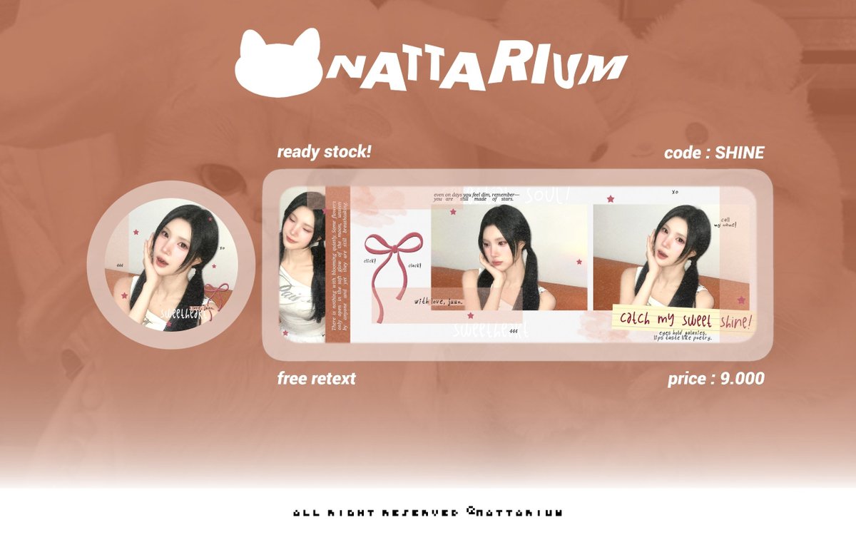 imnattarium's tweet photo. bantu repost teman timun, timakasyi <3

aku punya layout rs ahyeon, juun, yeon &amp;&amp; jiwoo terbaru! harga tertera di pic— yang mau take bisa dm / tele aku segera! cawww jajank dan habiskan 🐈🏵🌻🍍💛 #bealanja 
️️️️ ️️️️ ️️️️ ️️️️ ️️️️ ️️️️ ️️️️ ️️️ https://t.co/gOoLXyIAID