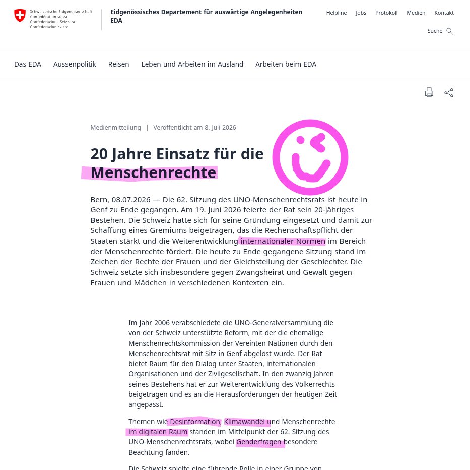 thomasgrusz's tweet photo. Die Schweiz 🇨🇭und die Menschrechte. Kling gut. Aber wenn man das Kleingedruckte liest, dann geht es um Gender-Gaga, Klimschwindel und online Zensur getarnt als Kampf gegen Desinformation.
Die UNO ist eine korrupte, kostspielige Mogelpackung sondergleichen.
https://t.co/fc6CVMjHgP https://t.co/X1HomUusc7