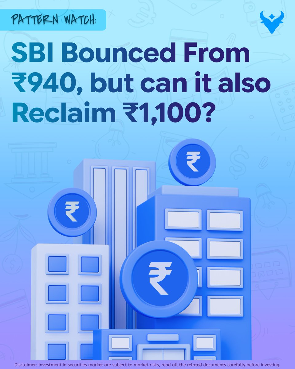 KuberHunt's tweet photo. SBI has bounced strongly from the ₹940–₹960 support zone — but the recovery story isn’t complete yet. 📈

Read the complete thread.. https://t.co/tRRmceqTg6