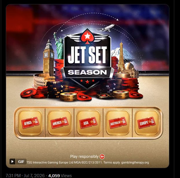 ErDaddy3's tweet photo. @PokerStars Purddaddy #JetSetSeason https://t.co/DRvw7azFzZ
