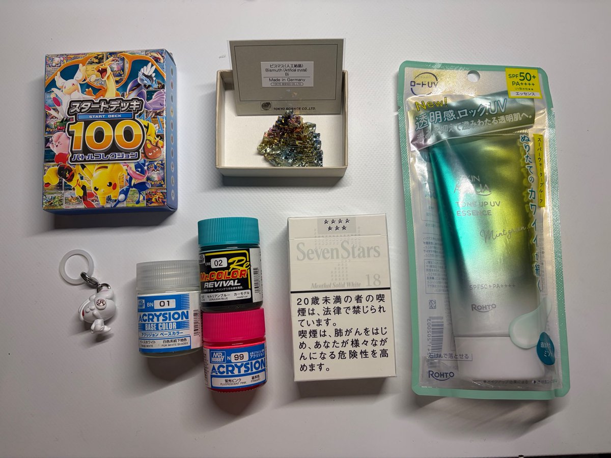 PzT1_'s tweet photo. 今日買った物統一感なさすぎる https://t.co/KusOUpuFPE