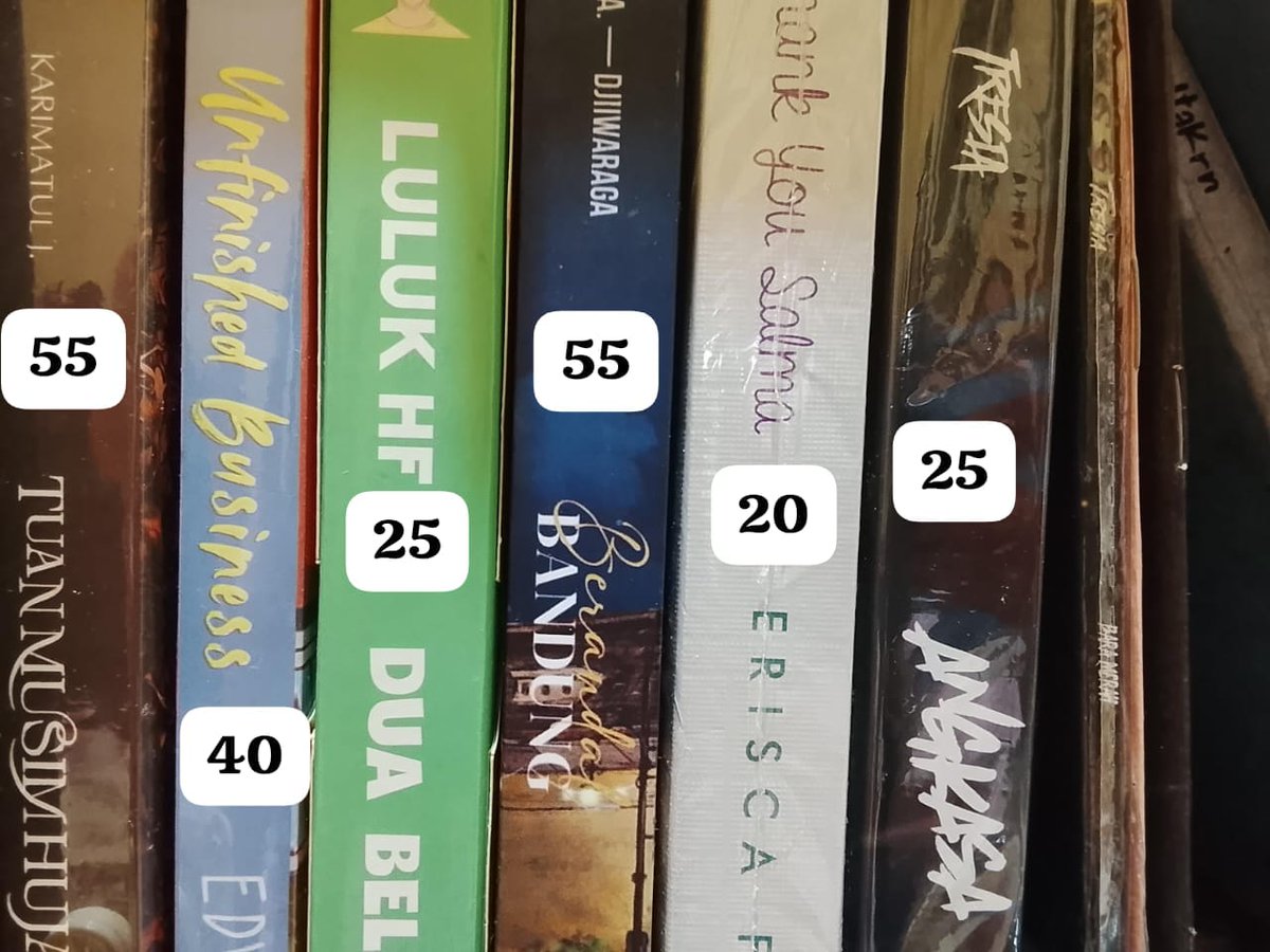 atyncSunghoon's tweet photo. @26O4jjh WTS NOVEL PRELOVED &amp; SEALED GOODCON
CO BY 🍊
FREEBIES ✅
NEGTIP ✅
KEEP WITH DP ✅
📍JAMBI https://t.co/zkKHqfZUp0