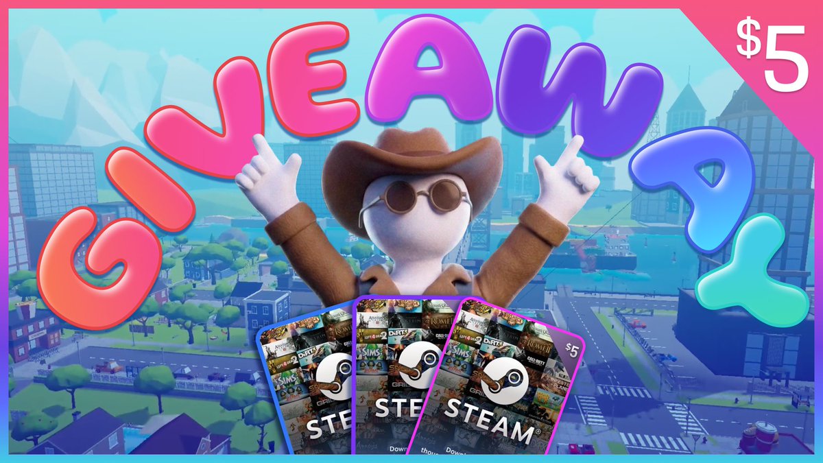 sosops_artdock's tweet photo. We Giveaway a FREE 5$ steam gift card! 💸 

All have a chance - and the winner could be YOU!  

To participate: 
- Follow us 
- Leave a comment &amp; retweet 
- Join Discord Server: https://t.co/veiuechy4R 

Good luck! Draw on 13 July!  #Steam #Giveaway #free https://t.co/EdNPUktlIO