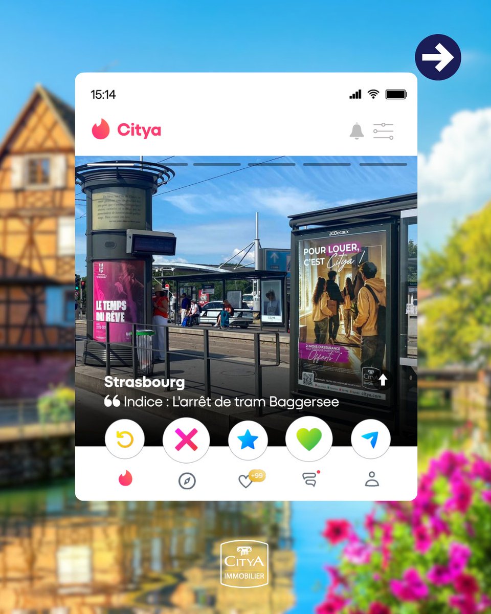 CITYAimmobilier's tweet photo. 💙 Dernier jour pour trouver le match parfait !

Nos affiches sont toujours cachées dans de nombreuses villes... et pour cette dernière journée, on vous donne un coup de pouce.

Bonne chasse... et bon match !

#OnEstPartout #JeuConcours https://t.co/Ztk2UNWXmh