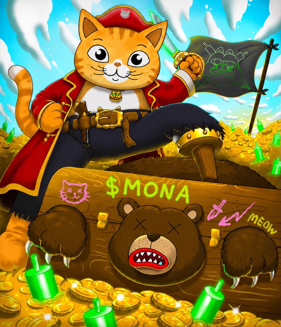 Goodboy167188's tweet photo. @Monasolanatoken my entry pirate!

#MONAMemeContest  $MONA https://t.co/dRnMYGnPfn