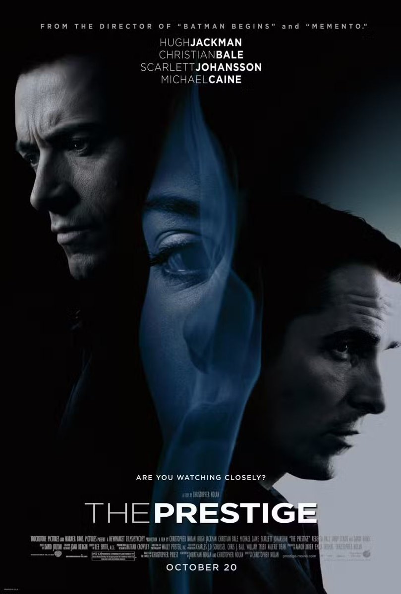 screenrant's tweet photo. #ChristopherNolan's The Prestige will be re-released theatrically on January 21, 2027. 🍿

Read More: https://t.co/rbrXUMrsZe https://t.co/0Iz13LKOow