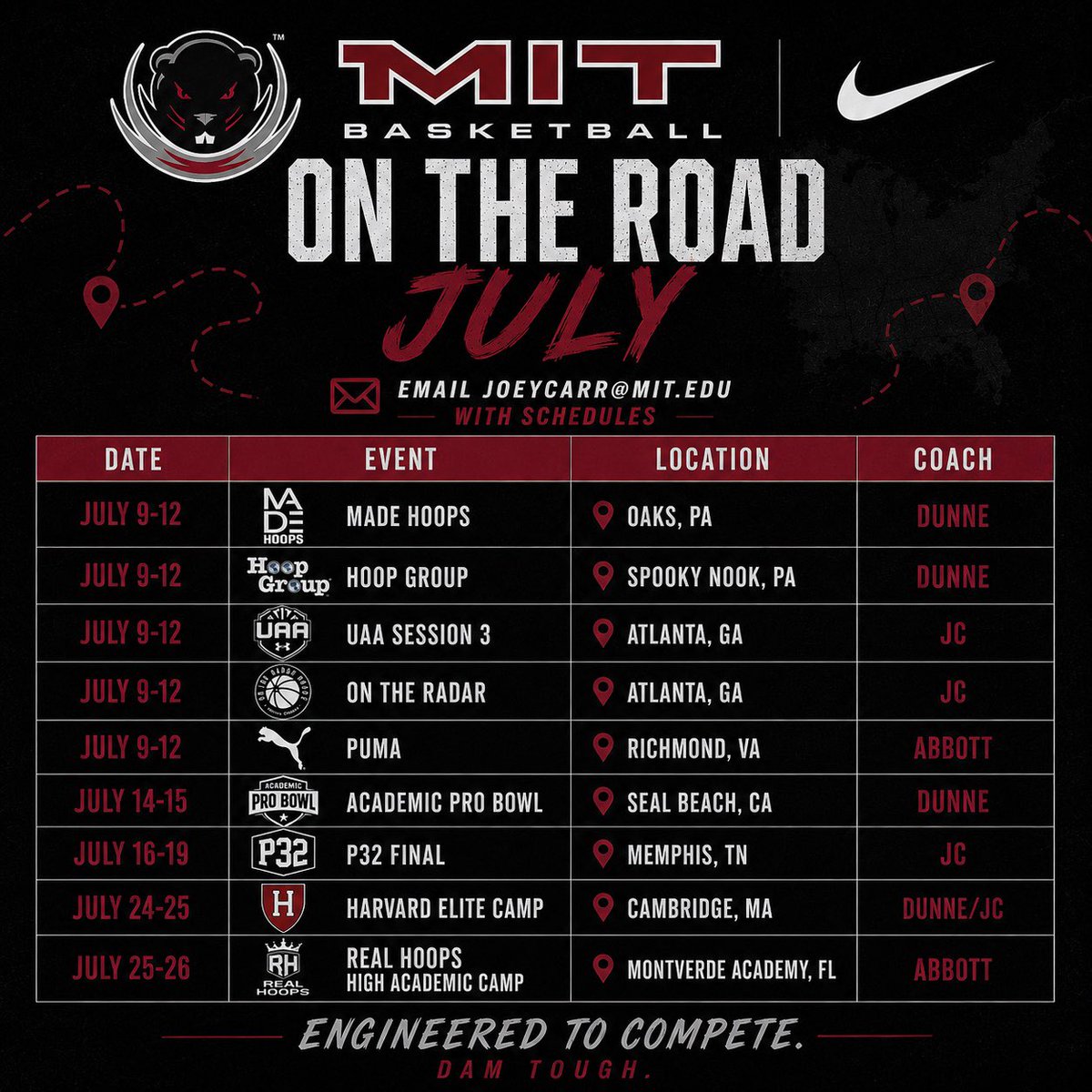MIT Men's Basketball tweet media