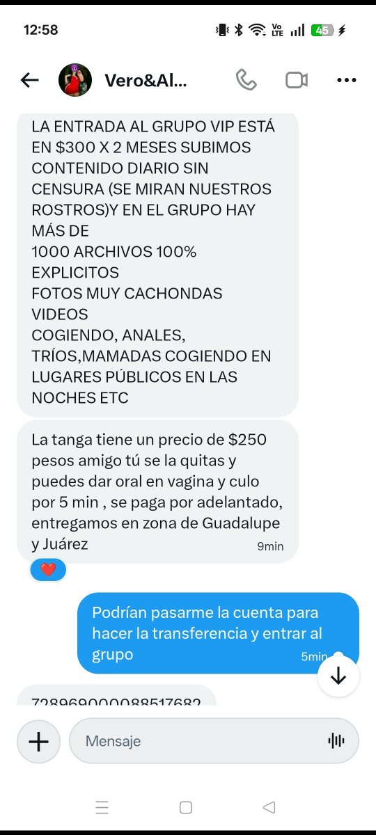 Activhod's tweet photo. Cuidado⚠️ con este perfil se hace pasar por pareja que vende contenido, piden un depósito y en cuanto lo haces te bloquean, adjunto pruebas para que nadie mas caiga en esta estafa, se que tienen necesidad pero hacer eso es muy bajo, ahora entiendo porque tienen cerrado cometarios https://t.co/QLQMXP7Iem