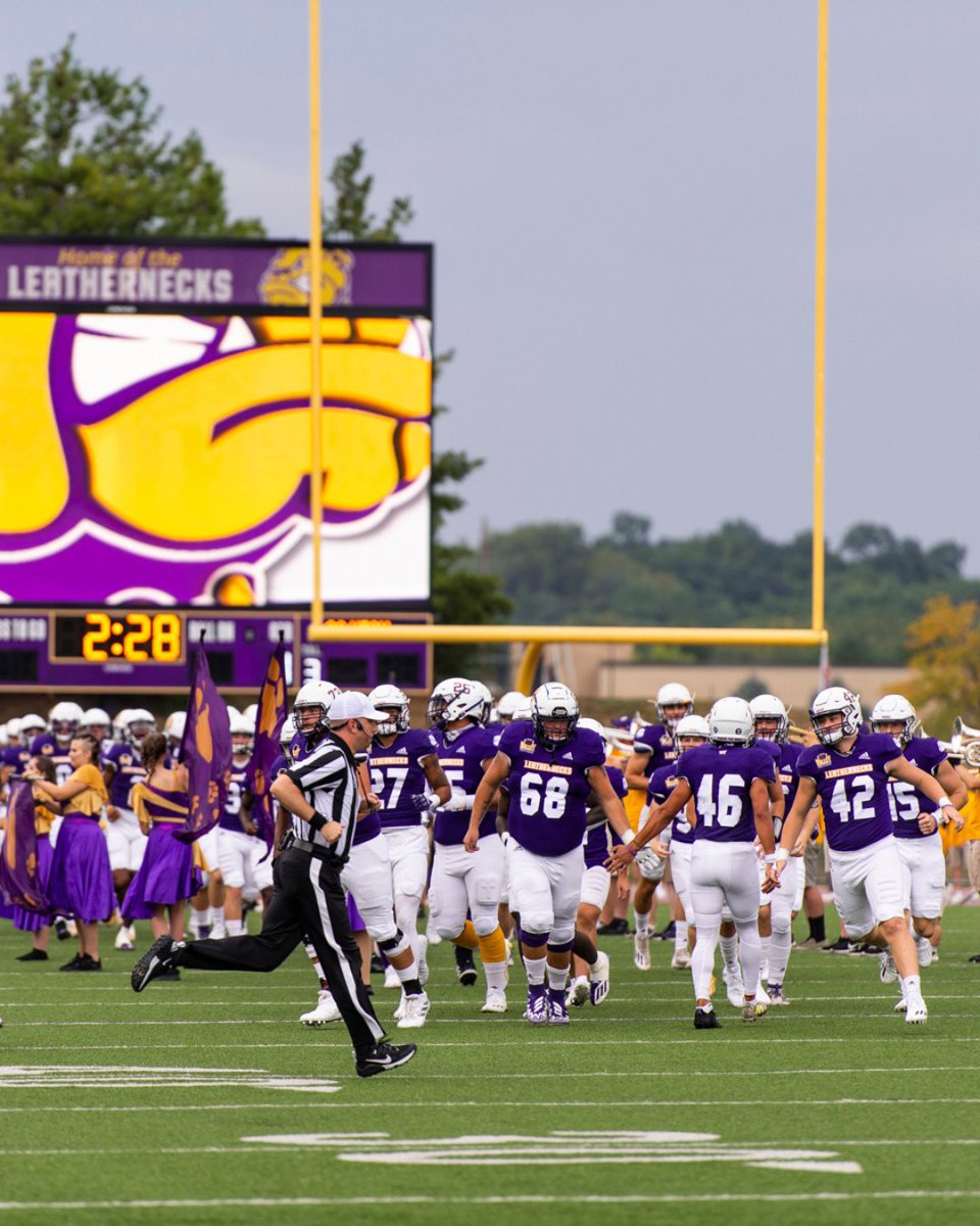 WesternILUniv's tweet photo. Just 5️⃣ 0️⃣ days until we're back at Hanson Field 🏈

Leatherneck football loading... https://t.co/8CgA3Ozzar