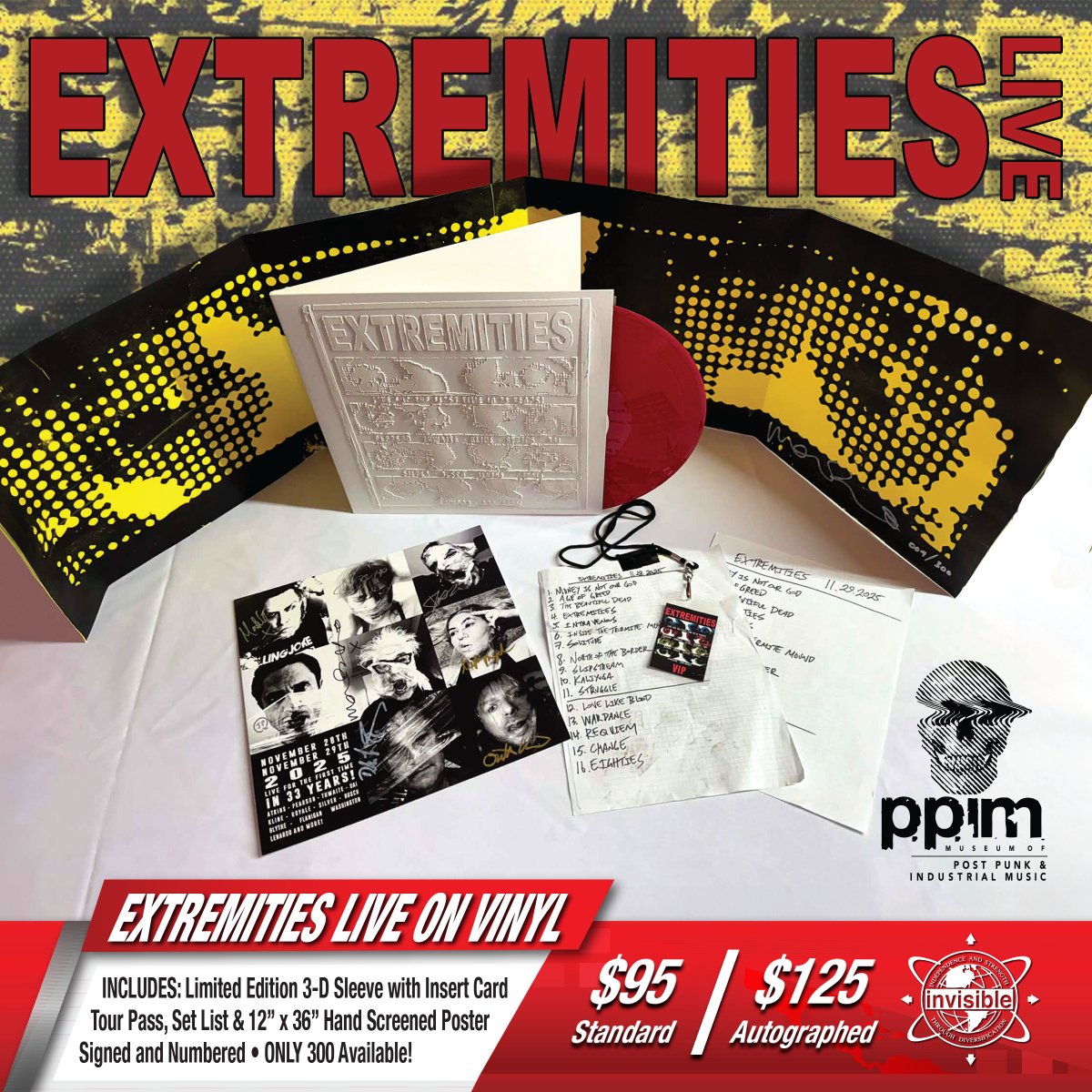 ppimchicago's tweet photo. 3+ decades after its release, Extremities returns in a live collector's edition created by Martin Atkins
Featuring:
Leyla Royale
Randy Blythe
Justin Pearson
Tara Busch
Orville Kline
Dirk Flanagan
&amp; Mark Gemini Thwaite

More information at:
https://t.co/Wob43AyA4B

#killingjoke https://t.co/c9R4jc7hvV