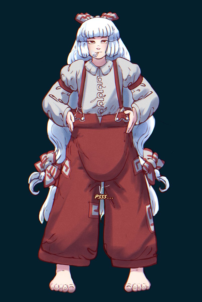 NebulaAxolotl's tweet photo. The Eternally Diapered Immortal, Fujiwara no Mokou.

Smoking and diapers are so hot together

#diaperart #abdlart #abdl https://t.co/oGbhL3XBf6