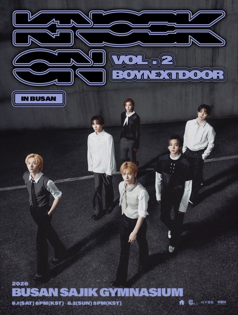 jul_O3's tweet photo. BOYNEXTDOOR TOUR ＜’KNOCK ON Vol.2’ IN BUSAN＞

『KNOCK ON Vol.2』ソウル公演のチケット代理取得サービスを現在ご利用いただけます✨

2026年8月1日 ～ 2026年8月2日
🏟️ 釜山社稷体育館

チケットはお客様ご自身のNolアカウントを使用して確保いたします。
❗️本サービスは数量限定の予約制となっております。
※ご希望の方は、ご予算・ご希望のエリア・チケット枚数を明記のうえDMをお送りください。
⚠️上記情報が記載されていないDMには返信いたしかねます。

お申し込みはDM、またはプロフィールの公式LINEよりお願いいたします。