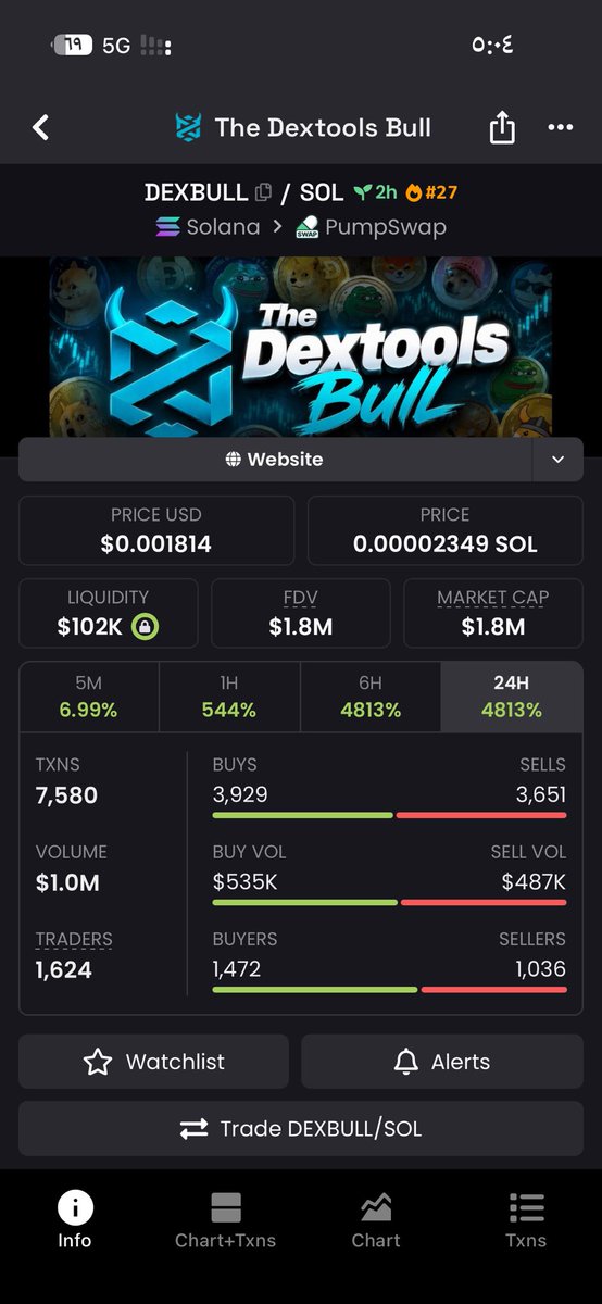 ReignX_0's tweet photo. @DEXToolsApp Does this token belong to your project? https://t.co/JycvzSICUS