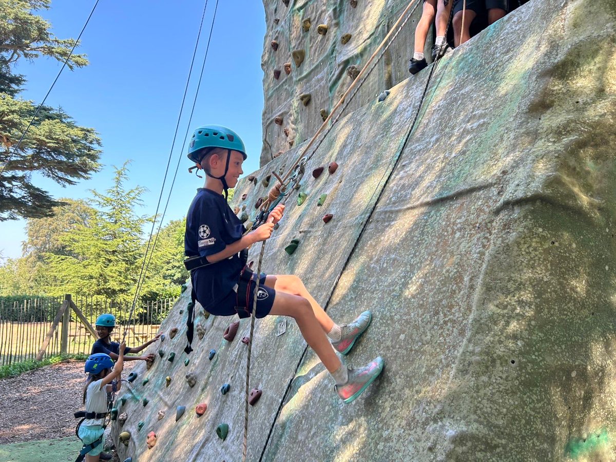 CCJacademy's tweet photo. Reaching new heights! 🧗‍♂️✨

Our children are having an incredible time conquering the climbing wall at High Ashurst today. From overcoming fears to cheering each other on, their resilience and teamwork is shining brightly! 💪🧗‍♀️

#WeAreLEO @leoacademies https://t.co/chKhLQmka5
