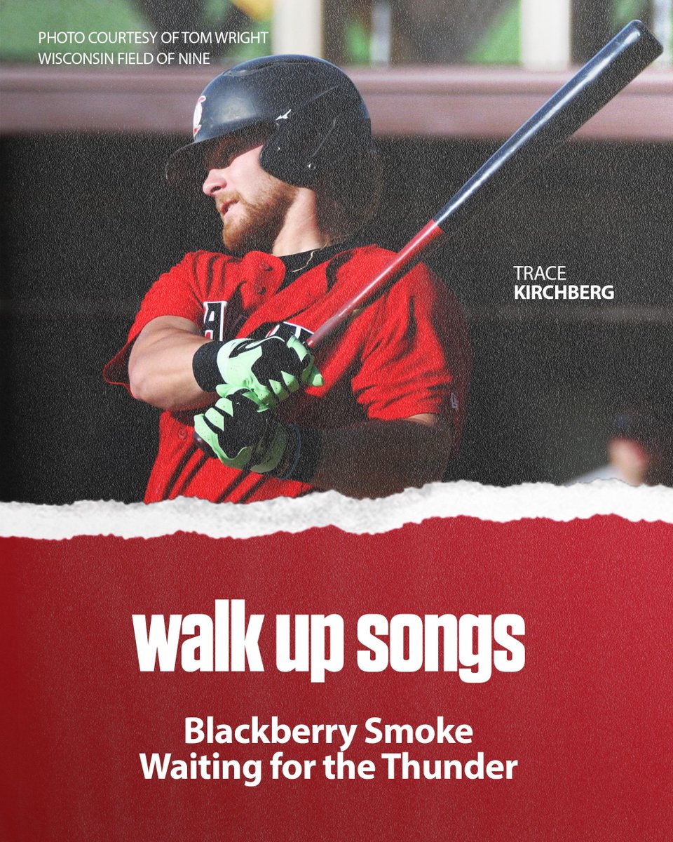 CrawdadsBB's tweet photo. ๐ต WALK-UP WEDNESDAY ๐ต
Now batting is Trace Kirchberg โพ
His new walk-up song:
๐ฅ โWaiting for the Thunderโ by Blackberry Smoke ๐ฅ
A Southern rock anthem that's all about bringing the energy before the first pitch.
#WalkUpWednesday #CrawdadsBaseball #HTL https://t.co/bB8iGTMwbd