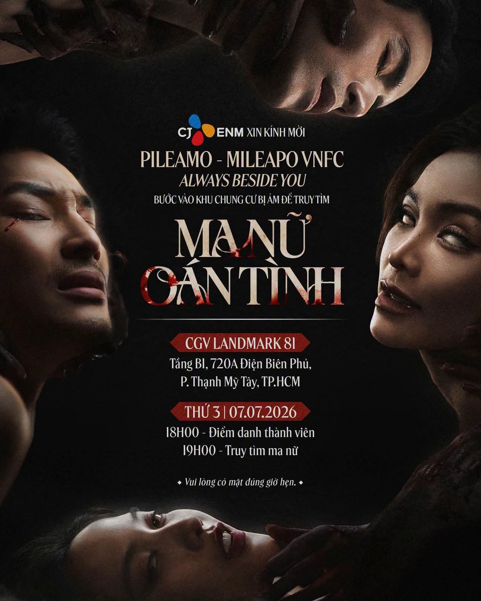 pileamovnfc's tweet photo. 🎬 PileAmo - MileApo VNFC dự Gala Premiere Ma Nữ Oán Tình tối 7/7. Cảm ơn #CJENMVN đã trao cơ hội ủng hộ phim mới của Apo Nattawin. Ra rạp xem suất chiếu đặc biệt 8-9/7 & khởi chiếu từ 10/7 ngay nhé! 💛
🫩
----------------
🖤MA NỮ OÁN TÌNH
SUẤT CHIẾU ĐẶC BIỆT: TỪ 18H NGÀY 08-09/07/2026
DỰ KIẾN KHỞI CHIẾU: 10/07/2026
#MaNuOanTinh

NATTAWIN AS PRAN 
@Nnattawin1
#ราคีTHESTAIN #ApoNattawin