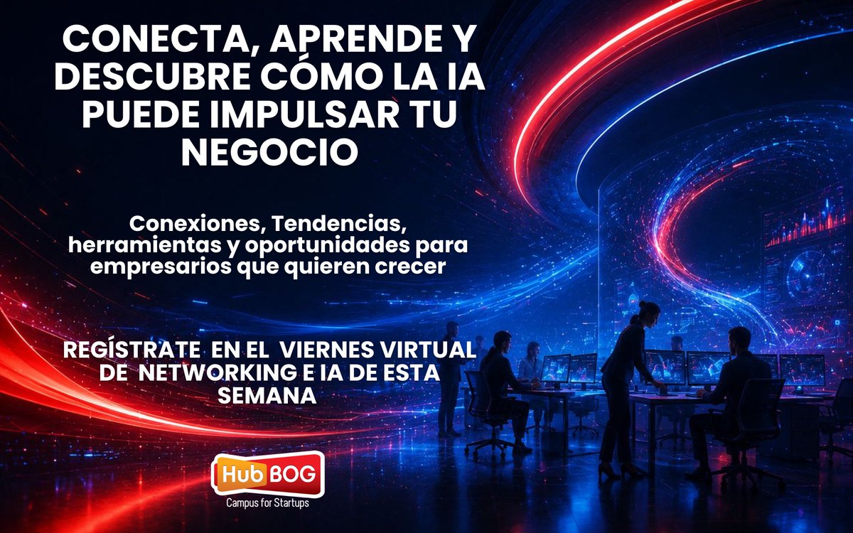hubBOG's tweet photo. Las startups que avanzan crecen con validación, inteligencia artificial y conexiones estratégicas.

Únete al Viernes Virtual de Networking e IA y descubre oportunidades para impulsar tu proyecto o empresa.

Inscríbete aquí:

https://t.co/J0FfbbUZFs https://t.co/H6NPJAd4Sw