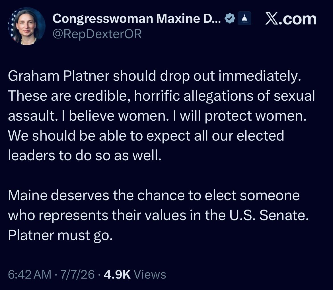 oregonducksmama's tweet photo. Democrat Congresswoman Maxine Dexter of Oregon says “I will protect women” but seemingly does nothing to protect women in her own state…

Oregon has the highest number per capita of registered sex offenders but only 1,756 are listed on the website. 31,869 are not listed. https://t.co/qzbjnN6CJM