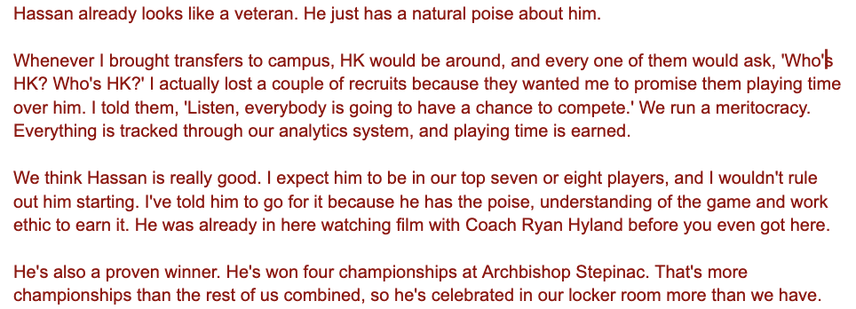 JBudzelek's tweet photo. Last offseason, Fordham's staff was pleasantly surprised with the readiness and potential of now sophomore Roor Akhuar, and he impressed big time last season.

One freshman to keep an eye on: @step_basketball grad Hassan Koureissi.

More from Fordham HC Mike Magpayo: https://t.co/a98XcxuUOr