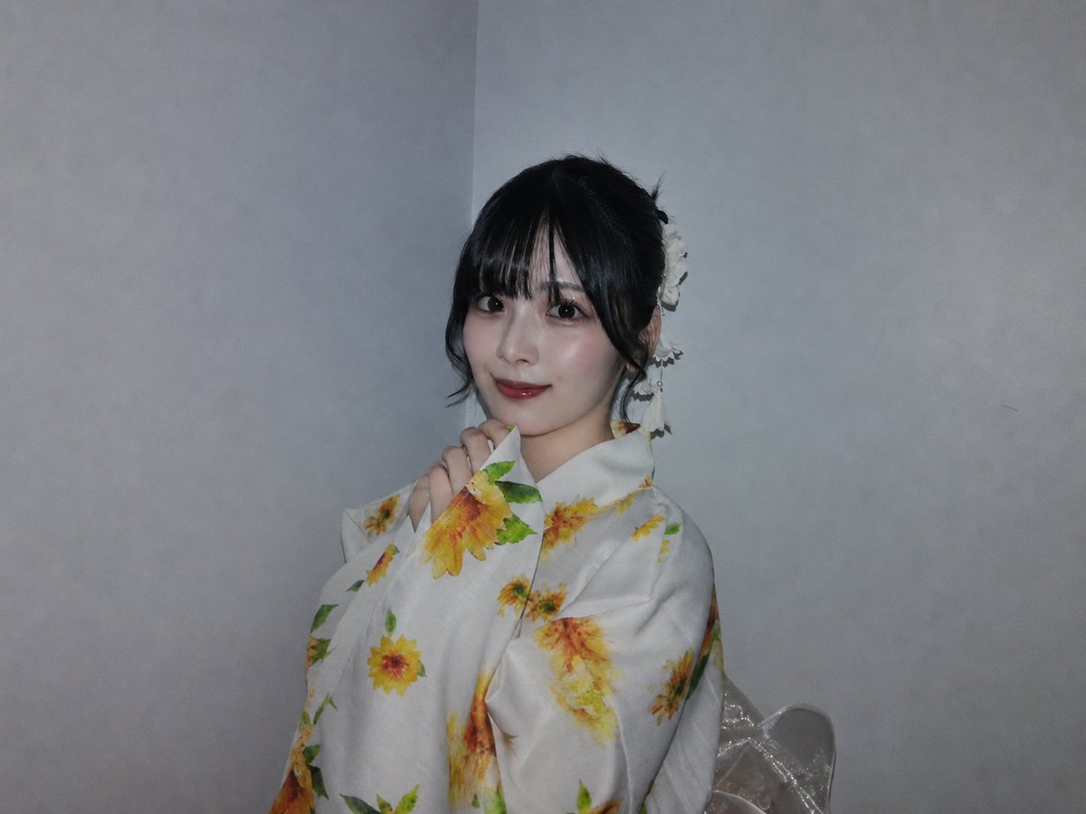 haru_burger223's tweet photo. #キラキラニコ生特番2026
ありがとうございました！

普段とはちがう浴衣の色でした〜！🌻
夏を感じてきた、、☀️

 #谷口陽香 https://t.co/DI5dwXqCnu