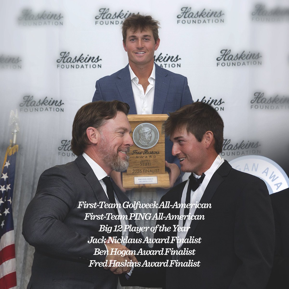 OSUCowboyGolf's tweet photo. 𝐁𝐢𝐠 𝐆𝐚𝐦𝐞 𝐇𝐮𝐧𝐭𝐞𝐫

A year to remember for the top-ranked amateur in the world! 

#GoPokes | #golfschool https://t.co/cGDdeoGdN1