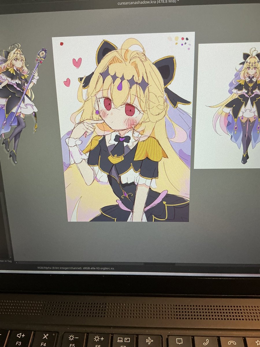 Spinny_Hat's tweet photo. アルカナシャドウカラーラフ https://t.co/131pIxSuiA