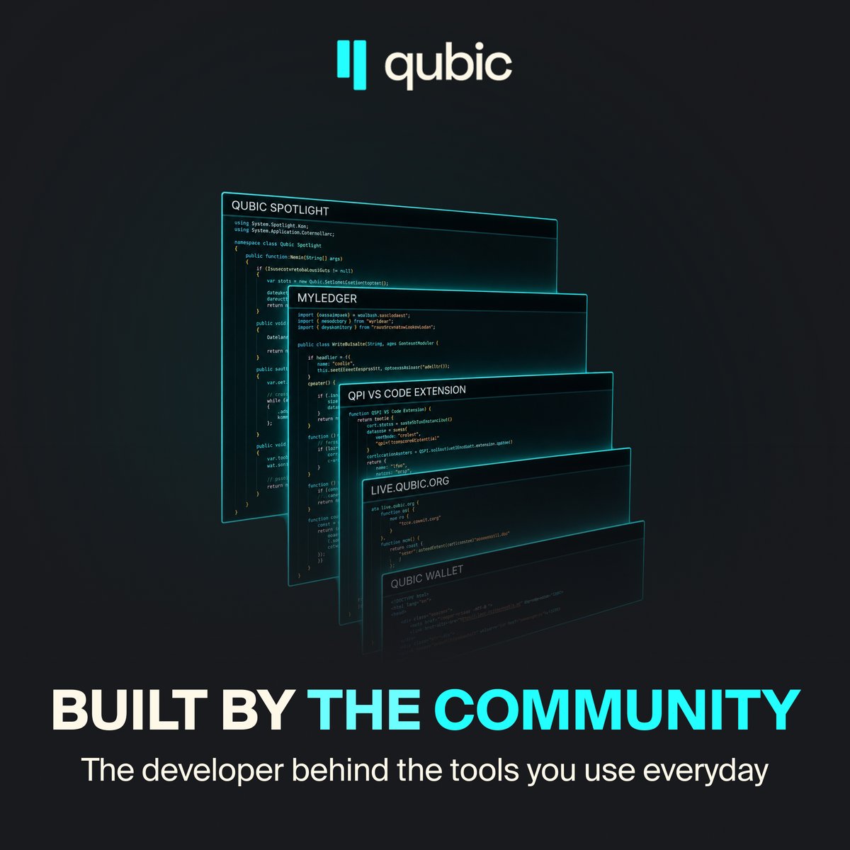 _Qubic_'s tweet photo. Not every tool in the Qubic ecosystem was built by the core team.

Some of the ones you use every day were built by one person.

@Andy_Qus is a community developer who has delivered more production tools for Qubic than many funded teams deliver in a year. https://t.co/diuPa0WSHQ