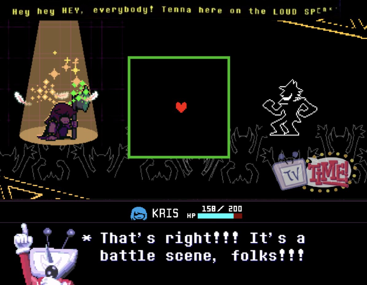 FNFFAN737's tweet photo. What if each chapter had a new Battle Background? 
#DELTARUNE https://t.co/U5yOwlTJ7m