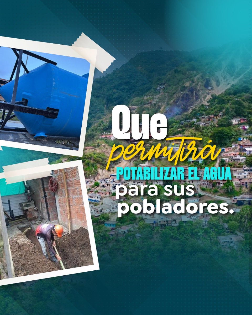 PDACaldas's tweet photo. ¡Avanzan las obras de optimización de los sistemas de acueducto y alcantarillado de San Juan, Marmato! 💧👏

Con un avance del 61,79%, ya se cuenta con el suministro de la PTAP. 

@GoberCaldas https://t.co/AZh78JH0P6