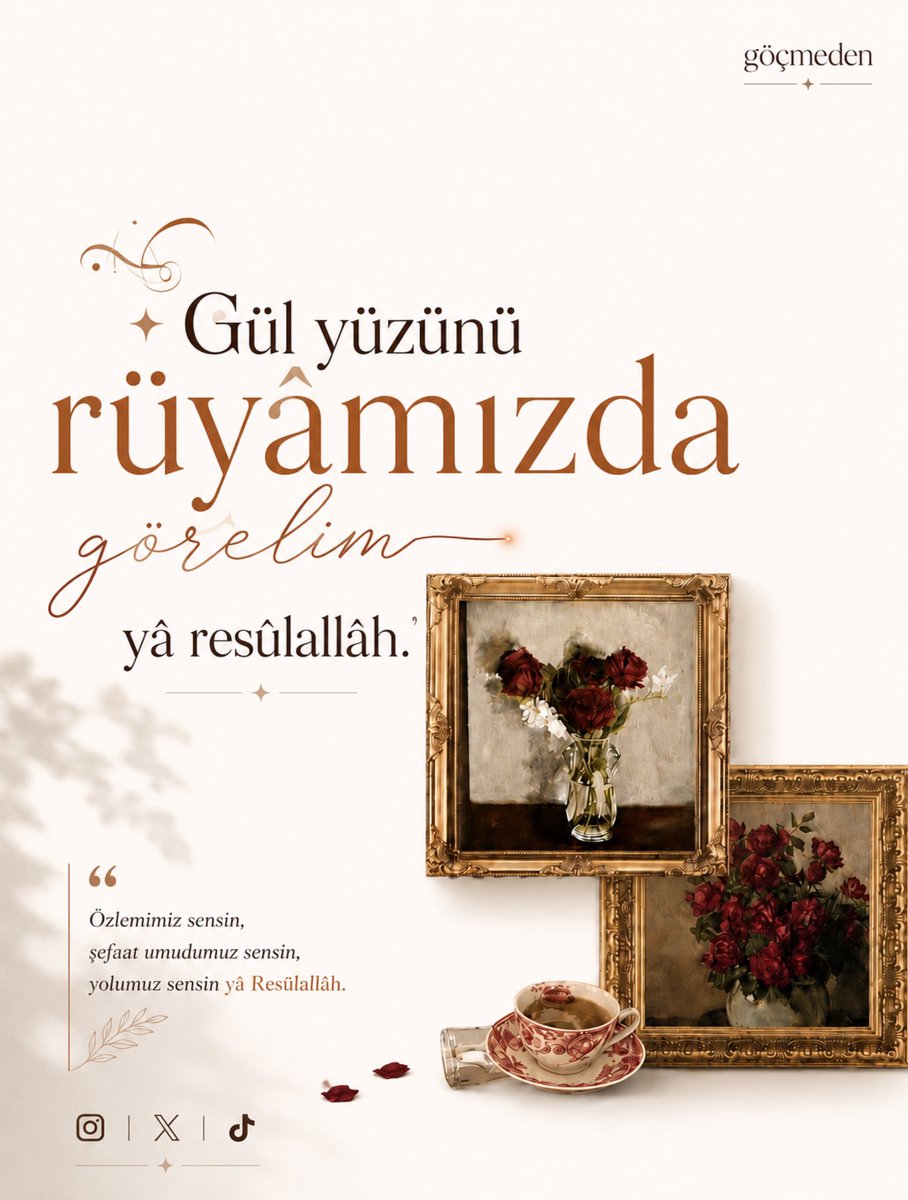 gocmeden's tweet photo. kalbimizin en sessiz duası sensin;
bir gece gül yüzünü rüyamızda görmeyi
nasip eyle yâ Resûlallâh.🕊️ https://t.co/bvytoZPnqU