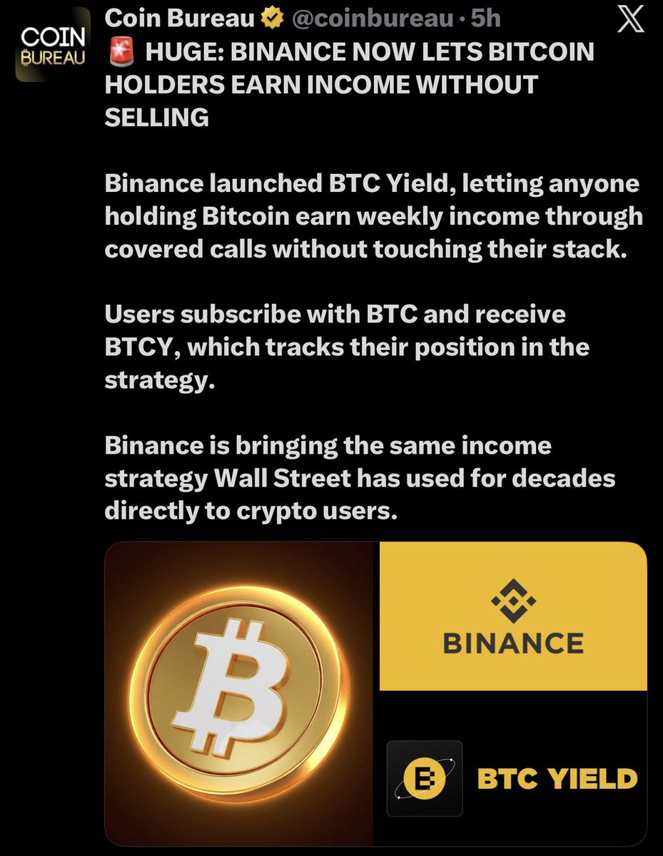 Imperium1crypto's tweet photo. Binance is following the core approach. The brand new product launched by Binance will allow users to earn rewards on BTC.

#CoreDAO #SatoshiPlus #BTCfi #Bitcoin #DPoW #DPoS #Web3Dev #binance https://t.co/EXWVOlJX97