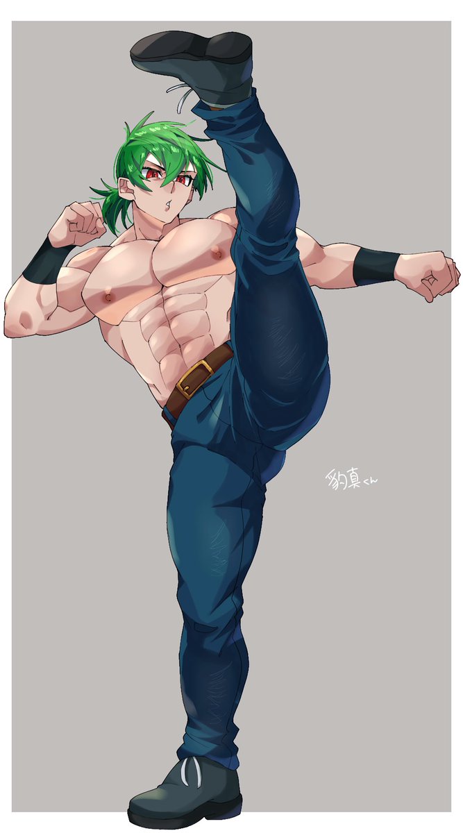 gon_gon_algon's tweet photo. うちのこ豹真くん全身 https://t.co/NXaIzTmOyD