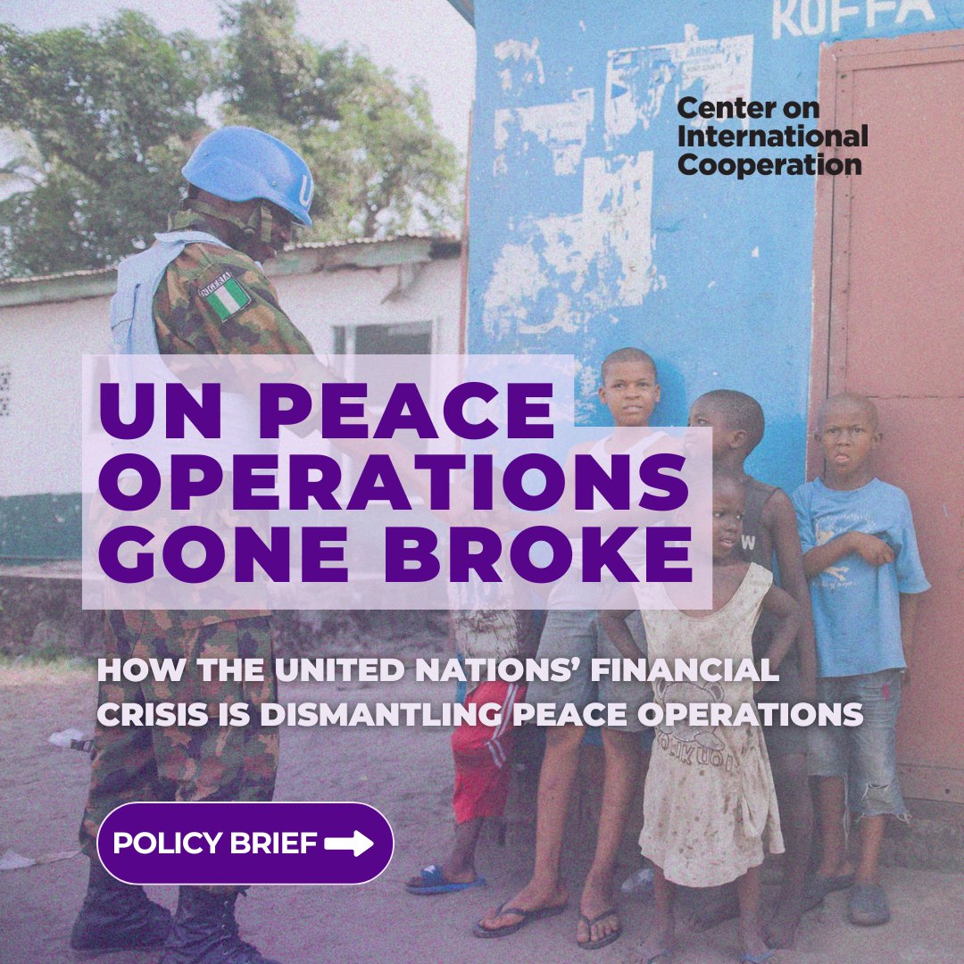 NYU Center on International Cooperation (CIC) tweet media