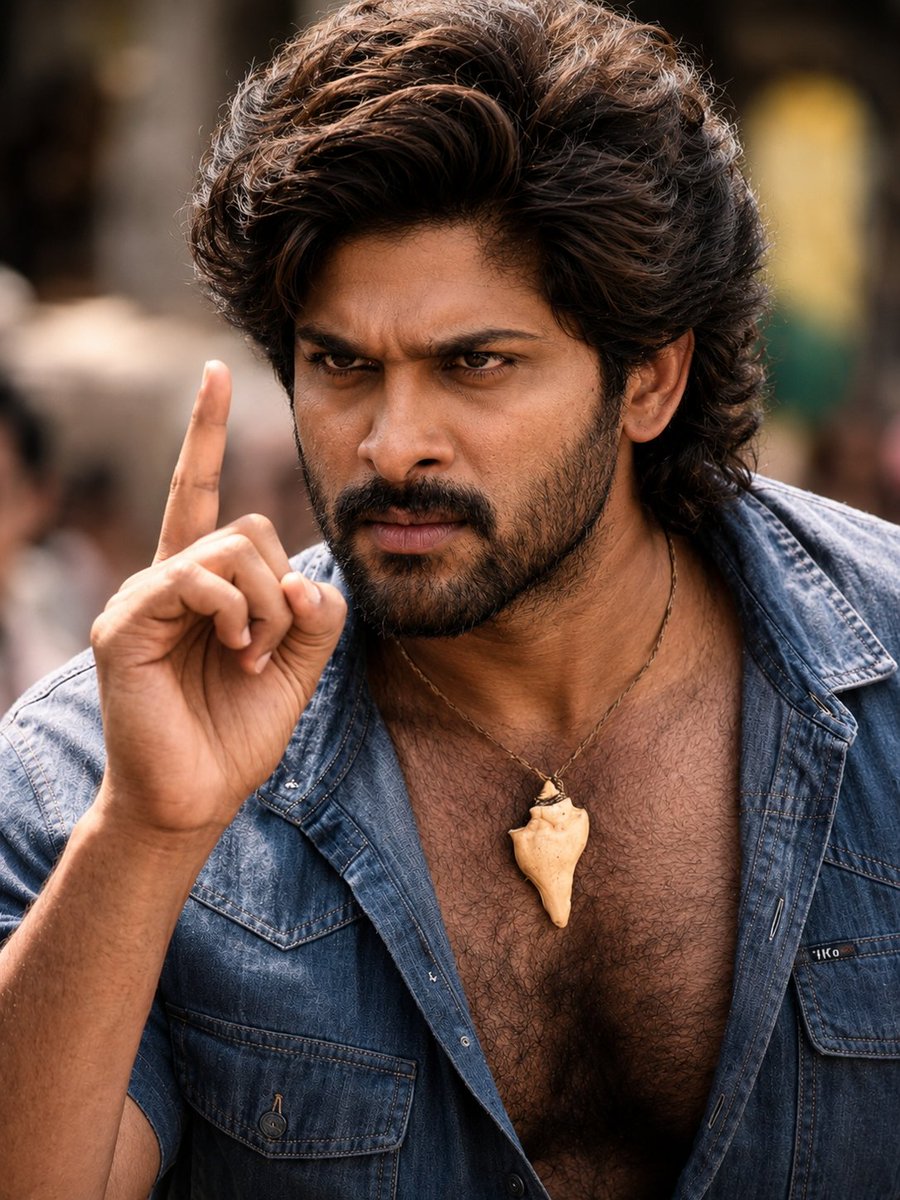 Mv__Rebel's tweet photo. What if allu arjun did Chatrapati?? https://t.co/VQcoJj22Mr