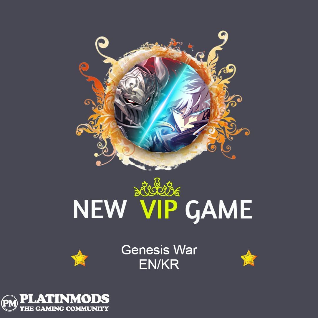 platinmods's tweet photo. Platinians!
We are pleased to announce a new addition to our list of VIP Mods - Genesis War!
Download today only on Platinmods:
EN - https://t.co/SUYyWNZgiQ
KR - https://t.co/5WJQPtZsul https://t.co/hOh0LQpK1L
