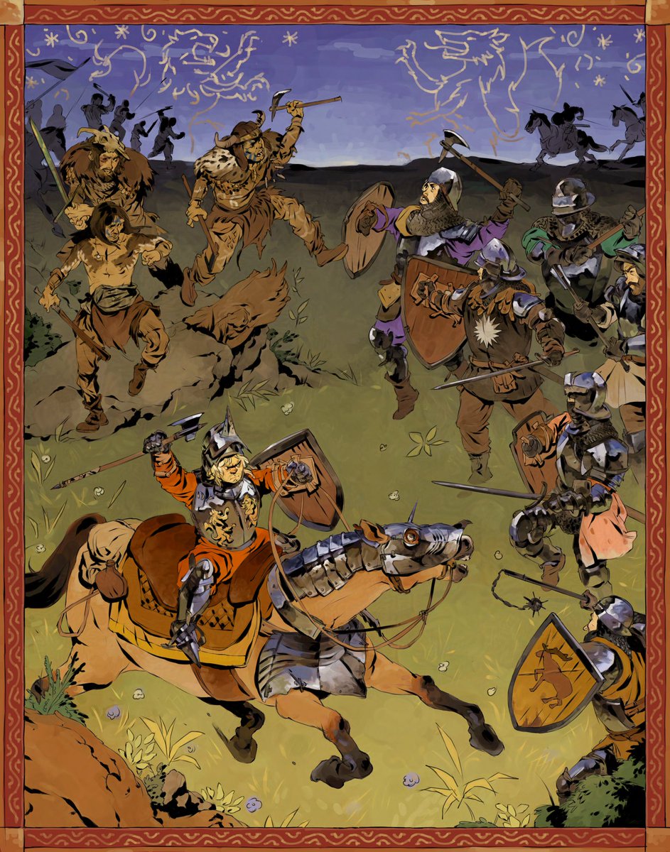 Y1ix1art's tweet photo. ⚔️Battle on the Green Fork🛡️
#asoiaf https://t.co/pyC4uj544d