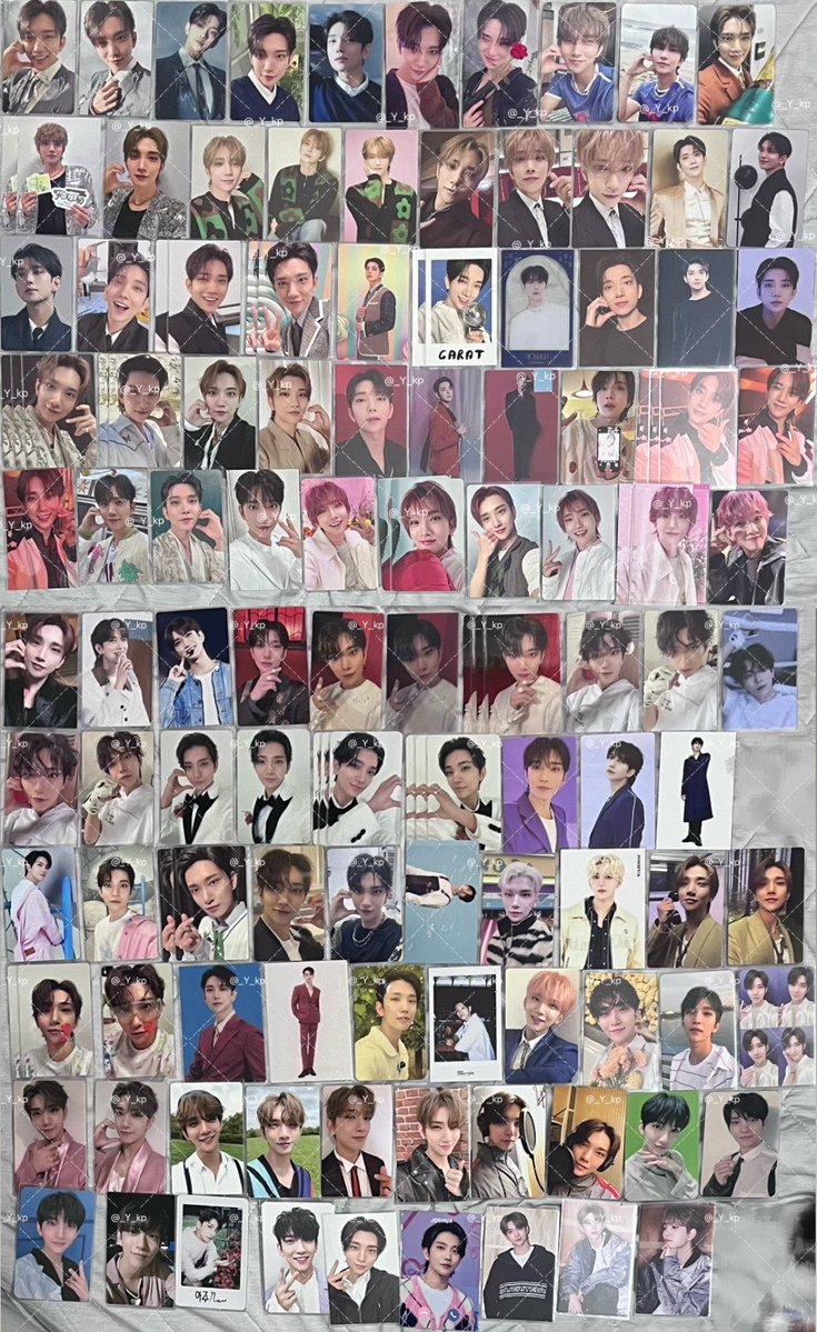 _Y_kp's tweet photo. @0 【他グル 交換】 SEVENTEEN トレカ 特典 ラキドロ

譲 : 画像1~3
求 : ALD1 アンシン/サンヒョン , 新世界 YUMA >>> ENHYPEN ジョンウォン , &amp;TEAM JO >>> 買取

⚠️ポスト投函NG
・レート考慮
・お断り♡のみ/検討中ブクマ/条件違い無反応

条件の合う方はお声掛けください🐱 https://t.co/27b0lNYNTg