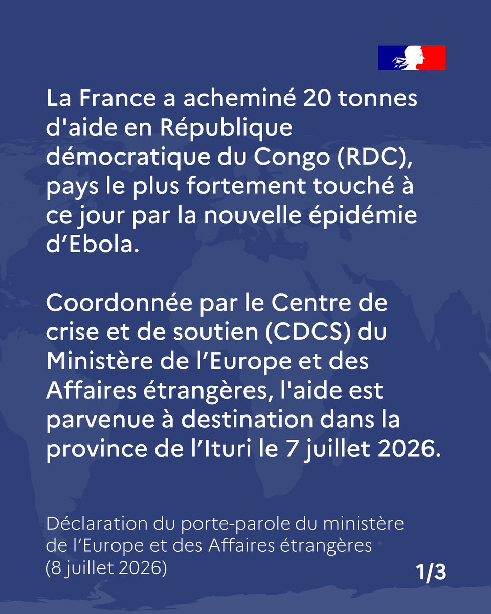 PorteParoleMEAE's tweet photo. #RDC  
Soutien à la République démocratique du Congo (RDC) https://t.co/j1KfEonB9o