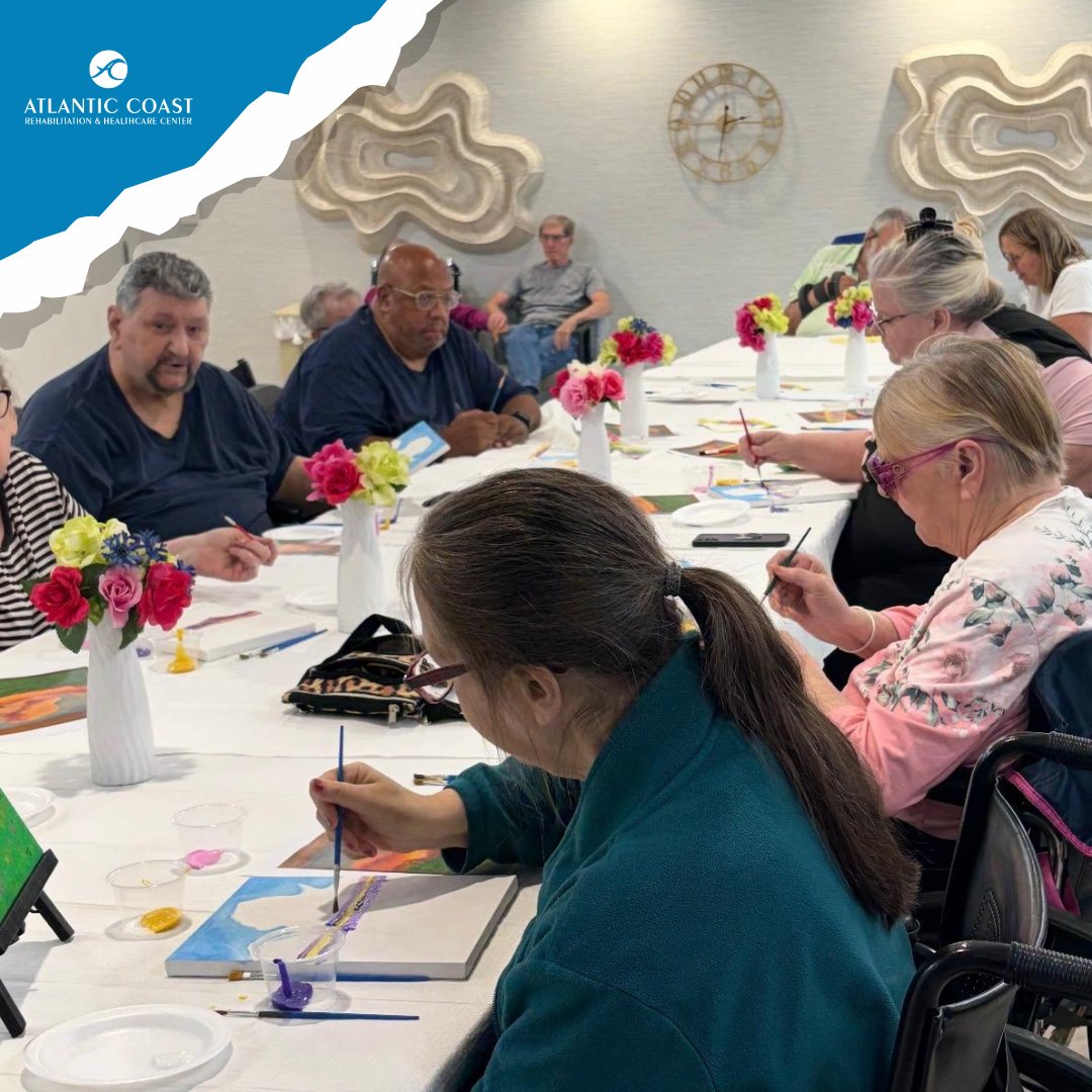 AtlanticCoastNJ's tweet photo. Creativity was in full swing at Atlantic Coast! 🎨✨ A wonderful day filled with art, laughter, and great company made for plenty of smiles and special moments.

#AtlanticCoast #CreativeDay #ArtsAndCrafts #CreativeExpression #SeniorLiving #LifeAtAtlanticCoast #MakingMemories https://t.co/35snSwr7XS