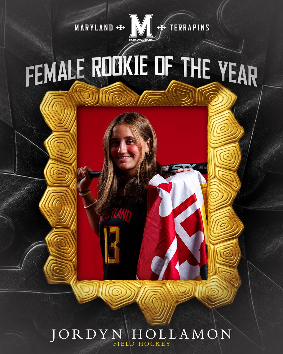 umterps's tweet photo. Congrats to our Female Rookie of the Year: Jordyn Hollamon! 🏆🐢

#TerpAwards2026 https://t.co/qTgwRQrx6p