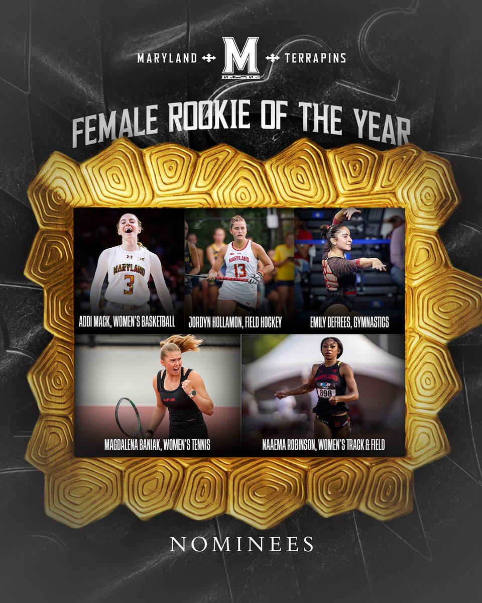 umterps's tweet photo. Congrats to our Female Rookie of the Year: Jordyn Hollamon! 🏆🐢

#TerpAwards2026 https://t.co/qTgwRQrx6p