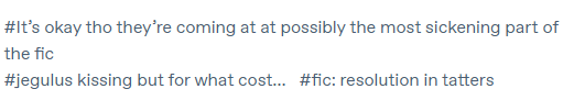 regulitarion's tweet photo. @regessence the ogs.......... we were literally in the trenches 😭😭😭😭😭😭😭 AND LOOK WHAT THE AUTHOR IS SAYING IN TUMBLR it's never over /neg https://t.co/5y6naqGCP1