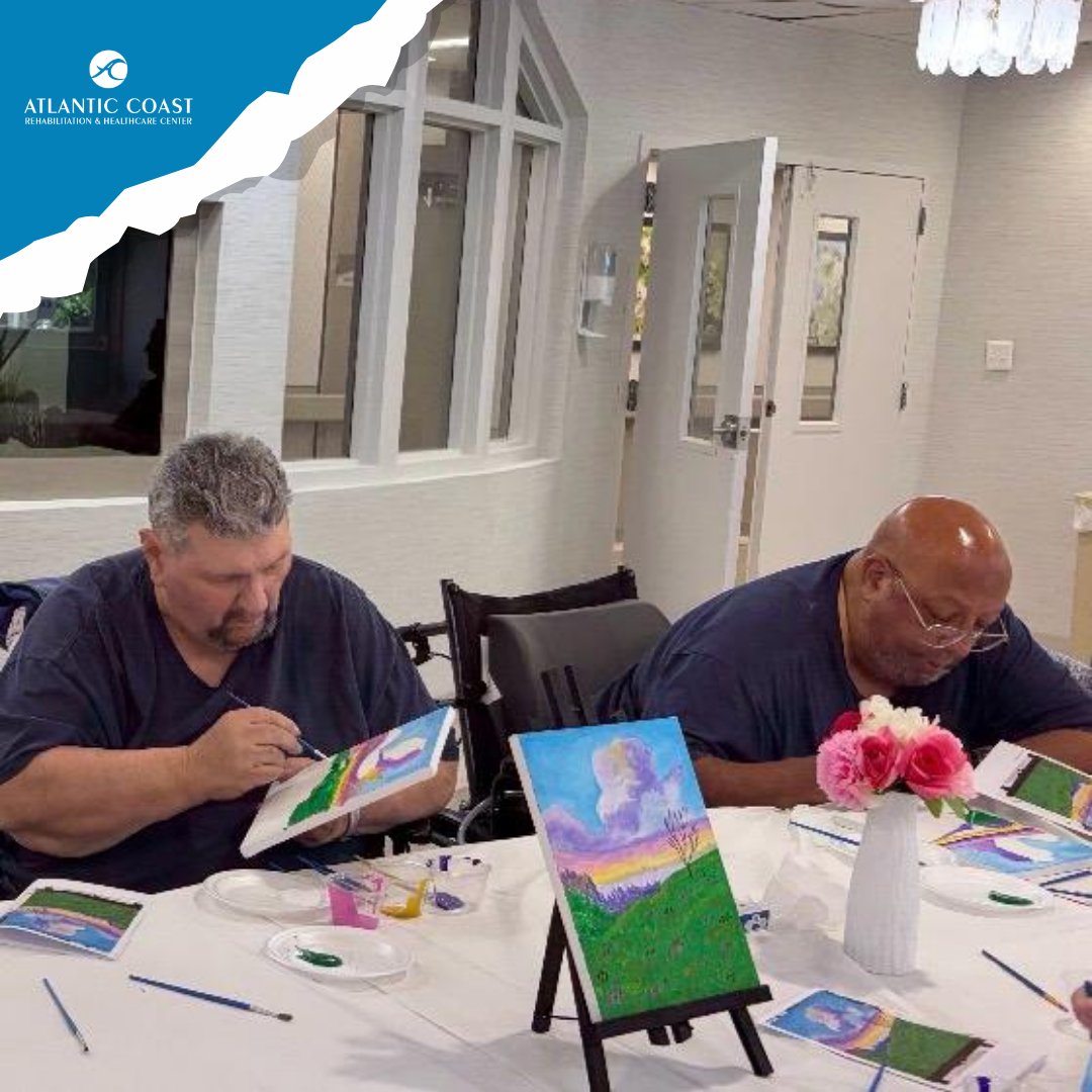 AtlanticCoastNJ's tweet photo. Creativity was in full swing at Atlantic Coast! 🎨✨ A wonderful day filled with art, laughter, and great company made for plenty of smiles and special moments.

#AtlanticCoast #CreativeDay #ArtsAndCrafts #CreativeExpression #SeniorLiving #LifeAtAtlanticCoast #MakingMemories https://t.co/35snSwr7XS
