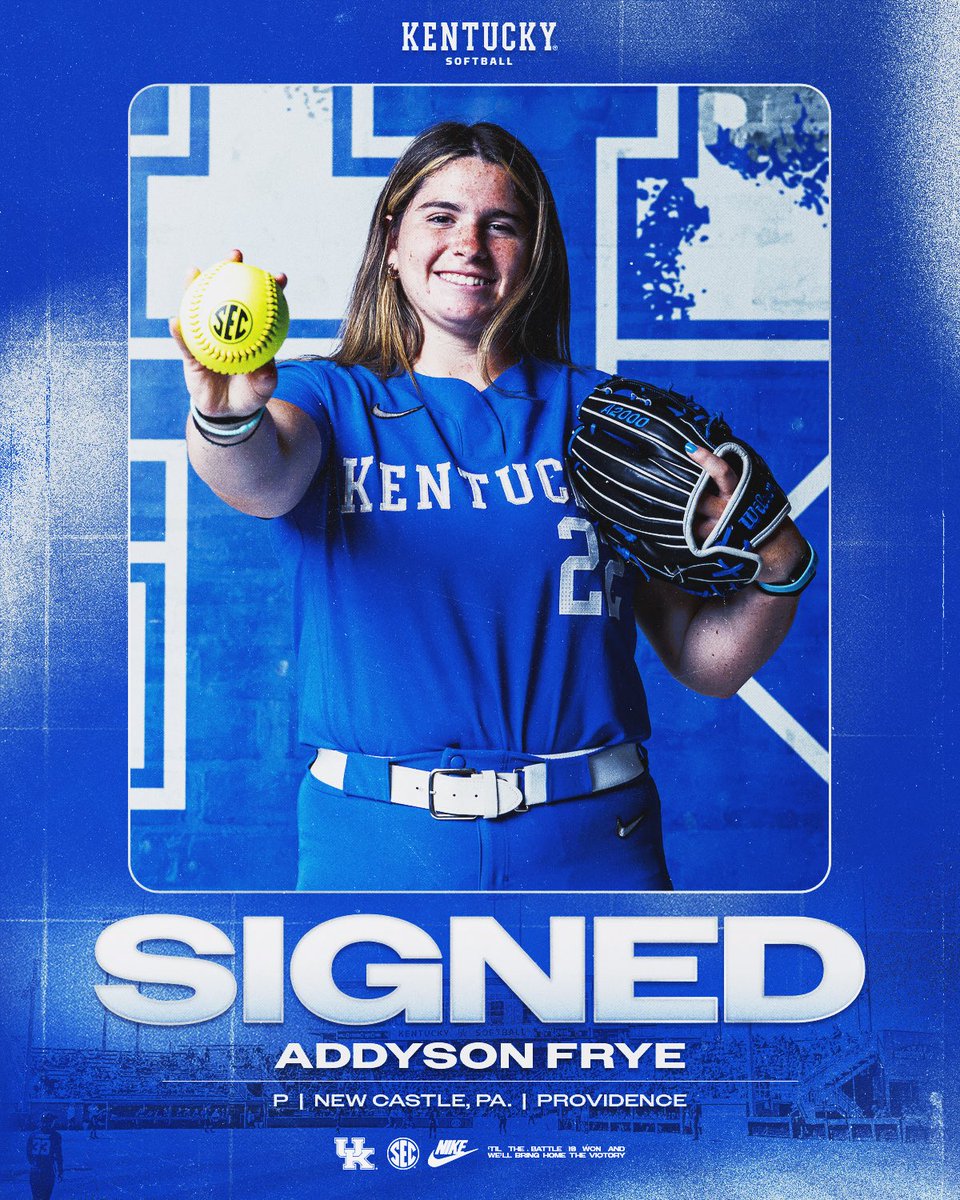 UKsoftball's tweet photo. You know we love a two-way player! 🔥

@addysonfrye08 is a Wildcat!! https://t.co/I6kofGMga8
